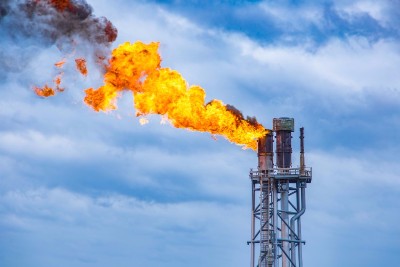 natural gas well flaring