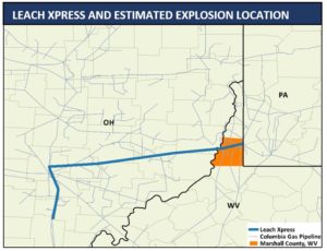 pipeline explosion location